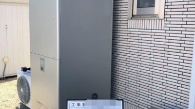 瑞穂市古橋にてエコキュート取替工事